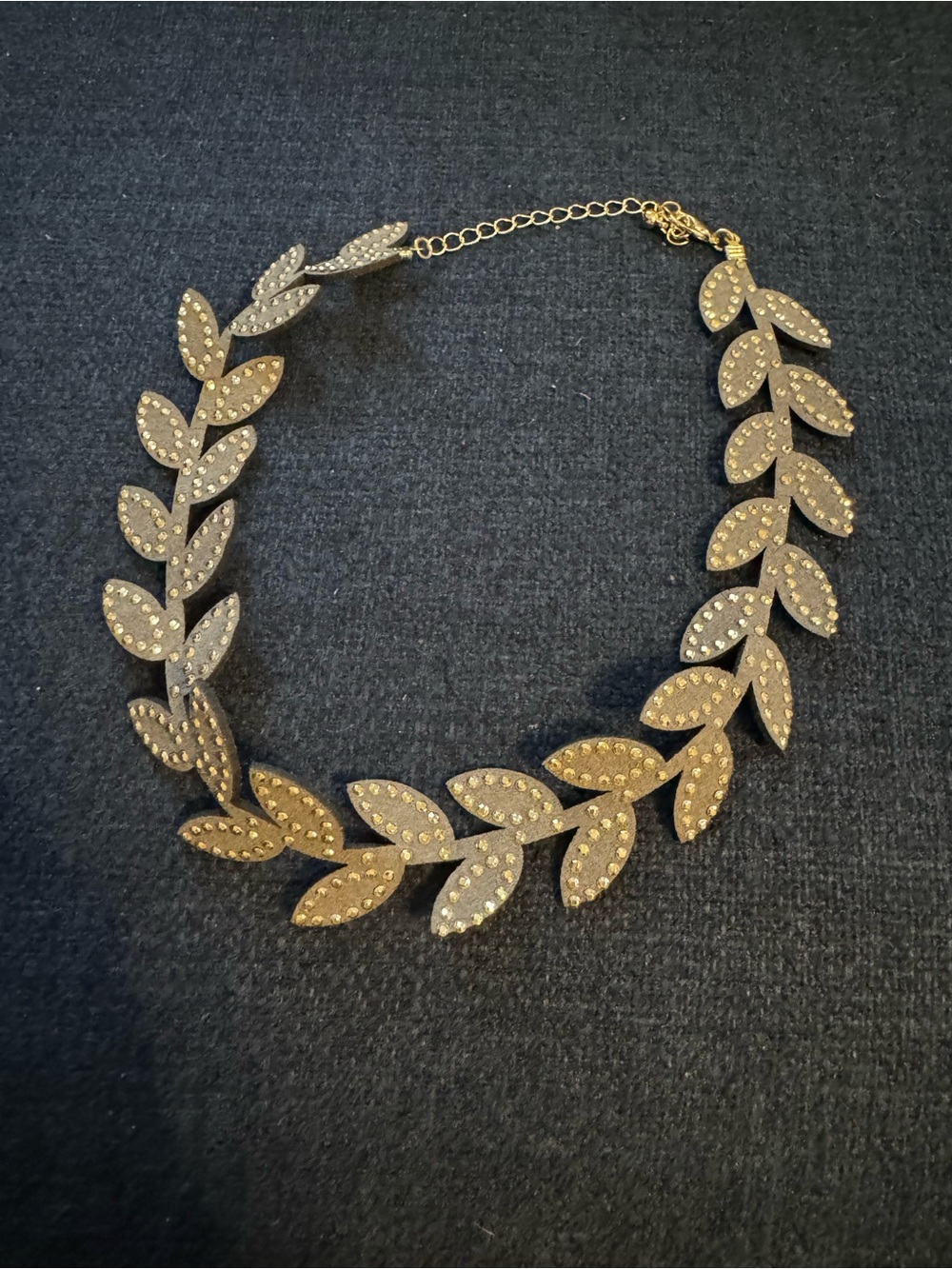 Women Jewelry Gold Leaf Choker‎ Necklace